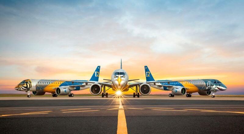 two airplanes on a runway